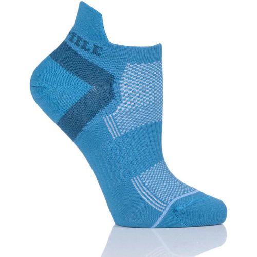 Pair Teal Tactel Ultimate Technical Racing Trainer Socklet Ladies 3-5.5 Ladies - 1000 Mile - Modalova