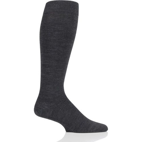 Mens 1 Pair Merino Wool Energizing Knee High Socks Anthracite Melange 5.5-6.5 Mens - Falke - Modalova
