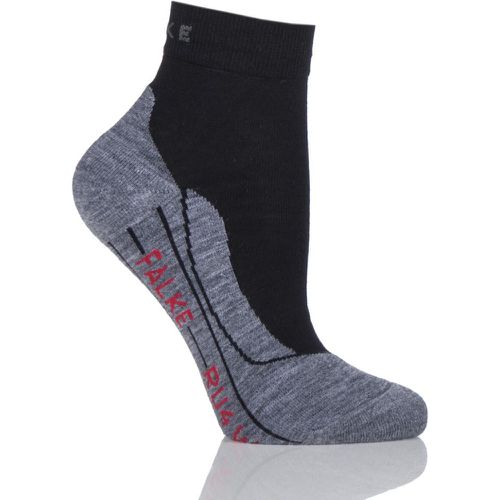 Pair / Grey RU4 Short Light Volume Ergonomic Cushioned Short Running Socks Ladies 4-5 Ladies - Falke - Modalova