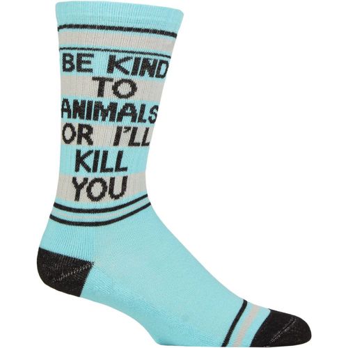 Gumball Poodle 1 Pair Be Kind to Animals or I'll Kill You Cotton Socks Multi One Size - SockShop - Modalova