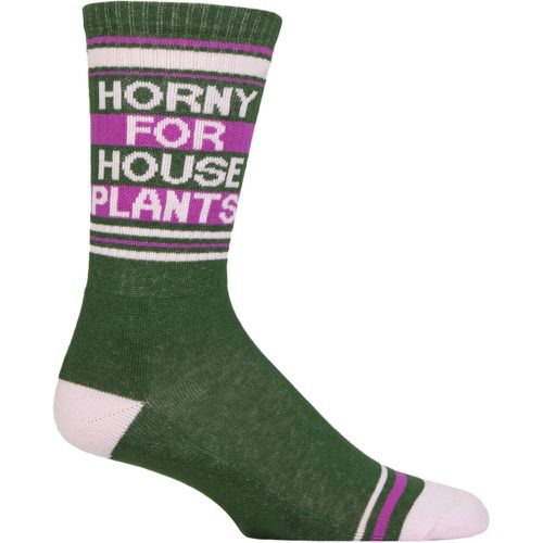 Pair Horny for House Plants Cotton Socks Multi One Size - Gumball Poodle - Modalova