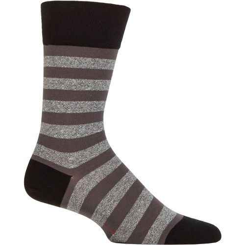 Mens 1 Pair Falke Sensitive London Striped Cotton Socks 8.5-11 Mens - SockShop - Modalova