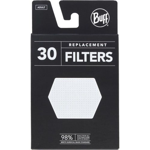 Adult 1 Pack Filter Mask Face Cover with 5 Replacement Filters 30 Filters One Size - Buff - Modalova