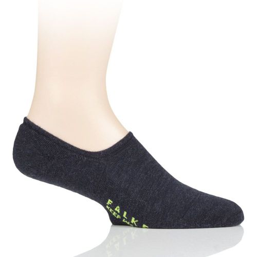 Mens 1 Pair Keep Warm Virgin Wool Trainer Socks Dark Sapphire 9.5-10.5 Mens - Falke - Modalova