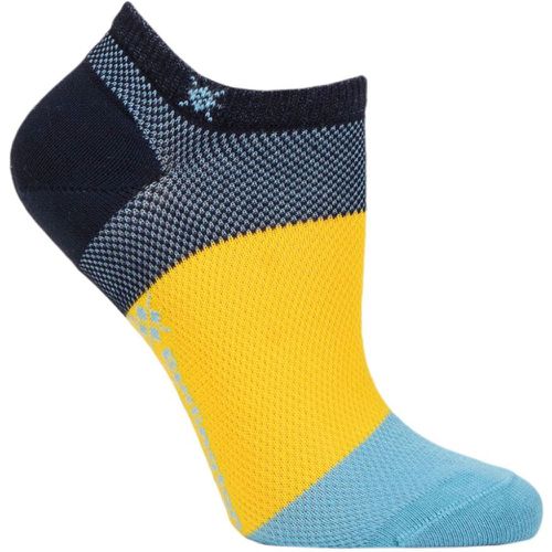 Women's 1 Pair Net Stripe Trainer Socks 2.5-6.5 Ladies - Burlington - Modalova