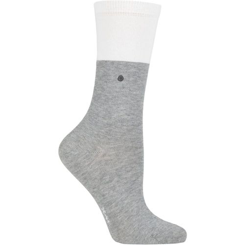 Women's 1 Pair Organic Cotton Block Socks 3.5-7 Ladies - Burlington - Modalova