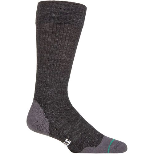 Mens and Ladies 1 Pair 'Tactel' Fusion Walking Socks In 2 Colours Charcoal 6-8.5 Mens - 1000 Mile - Modalova