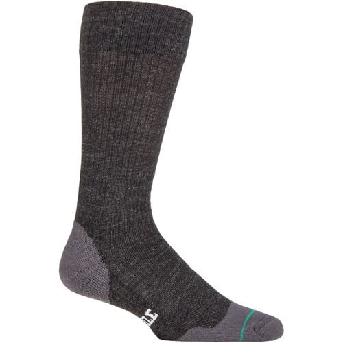 Mens and Women's 1 Pair 'Tactel' Fusion Walking Socks In 2 Colours Charcoal 6-8.5 Mens - 1000 Mile - Modalova