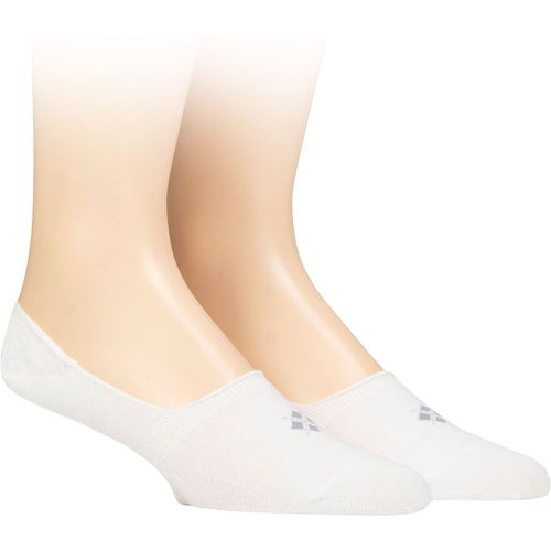 Mens 2 Pair Everyday Invisible Cotton Socks 45-46 - Burlington - Modalova