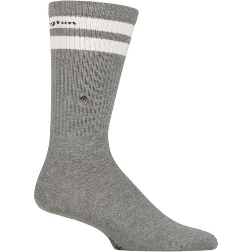 Mens 1 Pair Court Ribbed Cotton Sports Socks 6.5-11 Mens - Burlington - Modalova