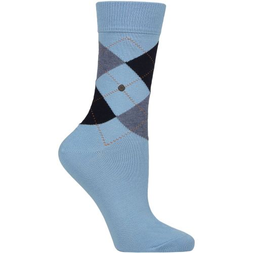 Women's 1 Pair Burlington Queen Argyle Cotton Socks 7.5-10.5 Women's - SockShop - Modalova