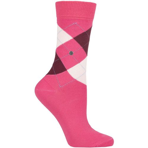 Women's 1 Pair Queen Argyle Cotton Socks 3.5-7 Ladies - Burlington - Modalova