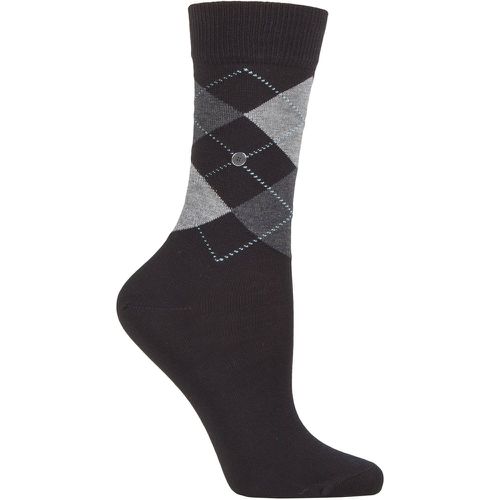 Women's 1 Pair Covent Garden Cotton Argyle Socks 3.5-7 Ladies 1 - Burlington - Modalova