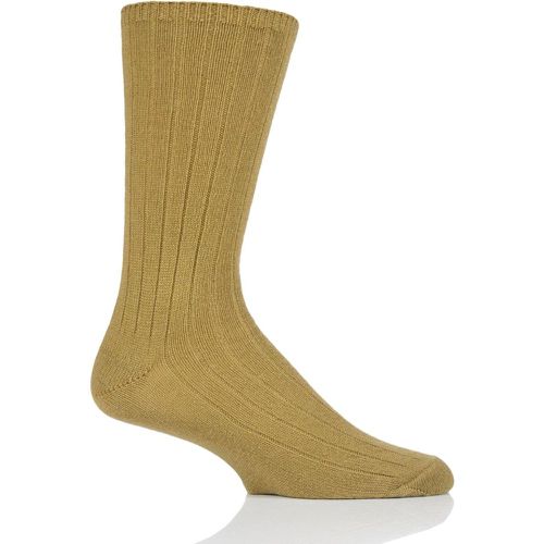 Pair Verbena of London 100% Cashmere Bed Socks Men's 8-10 Mens - SOCKSHOP of London - Modalova