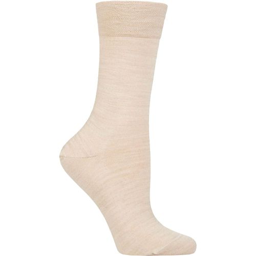 Pair Linen Sensitive Berlin Merino Wool Left And Right Comfort Cuff Socks Ladies 2.5-5 Ladies - Falke - Modalova