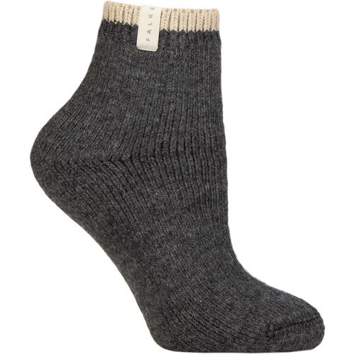 Women's 1 Pair Cosy Plush Wool and Alpaca Socks Anthracite 2.5-5 Ladies - Falke - Modalova