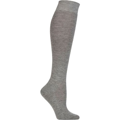 Women's 1 Pair No 1 85% Cashmere Knee High Socks Light Melange 5.5-6.5 Ladies - Falke - Modalova