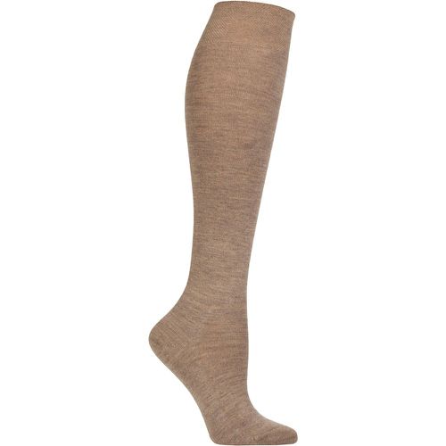 Women's 1 Pair No 1 85% Cashmere Knee High Socks Nutmeg Melange 2.5-3.5 Ladies - Falke - Modalova