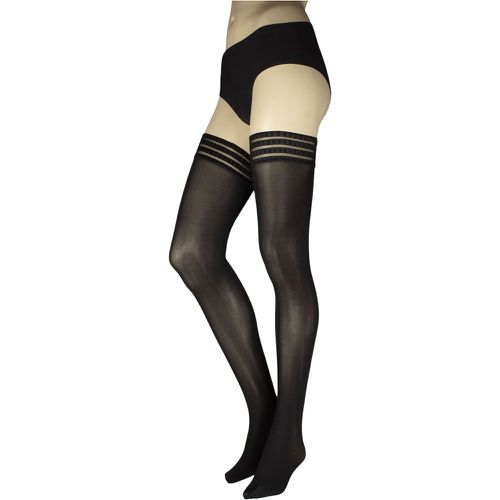 Women's 1 Pair Pure Matt 50 Denier Semi-Opaque Matt Hold Ups 8.5-9 - Falke - Modalova