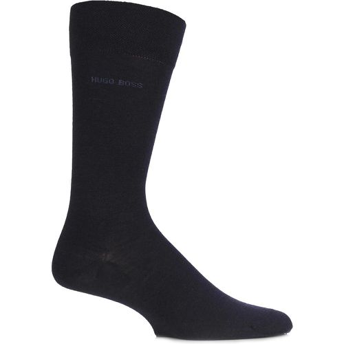 Pair Dark BOSS William Plain Merino Wool Socks Men's 5-6.5 Mens - Hugo Boss - Modalova