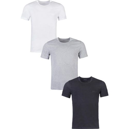 Pack BOSS Plain Cotton Stretch Round Neck T-Shirts Men's Small - Hugo Boss - Modalova