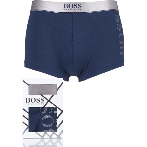 Pack Navy BOSS Plain Cotton Starlight Gift Boxed Boxer Shorts Men's Small - Hugo Boss - Modalova