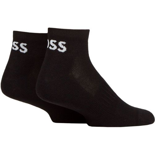 Mens 2 Pair BOSS Soft Cotton Cushioned Sports Ankle Socks 5.5-8 Mens - Hugo Boss - Modalova