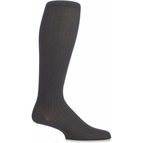 Pair Charcoal Merino Wool Rib Knee High Socks Men's 12.5-14 Mens - Pantherella - Modalova