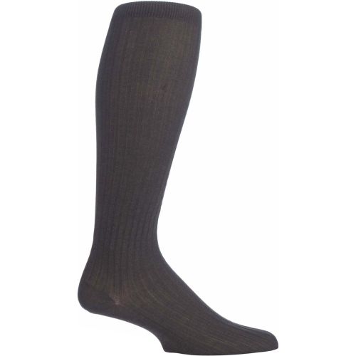 Pair Charcoal Merino Wool Rib Knee High Socks Men's 12.5-14 Mens - Pantherella - Modalova