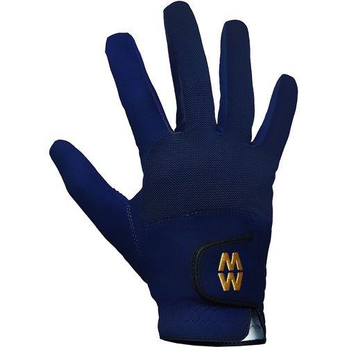 Pair Navy Short Mesh Sports Gloves Unisex 7 Unisex - MacWet - Modalova