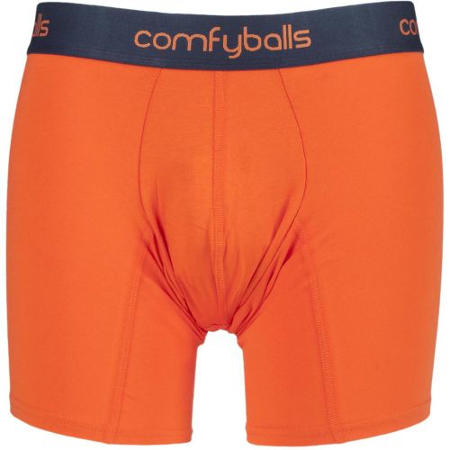 Pair Longer Leg Cotton Boxer Shorts Men's Small - Comfyballs - Modalova