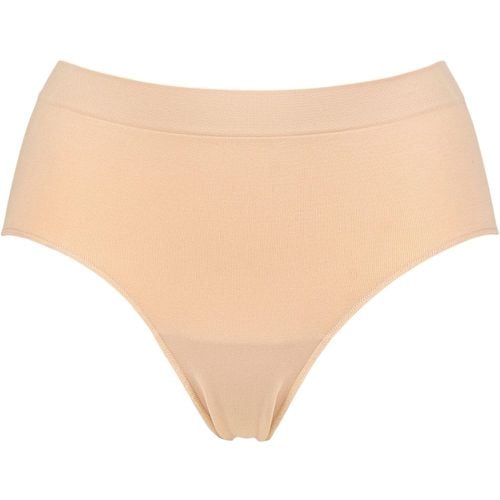 Women's 1 Pack Bare Essentials Midi Brief Underwear Rose Beige UK 14-16 - Ambra - Modalova