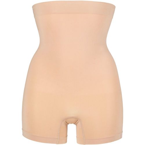 Ladies 1 Pack Powerlite Hi Waisted Shortie Underwear Rose Beige UK 12-14 - Ambra - Modalova