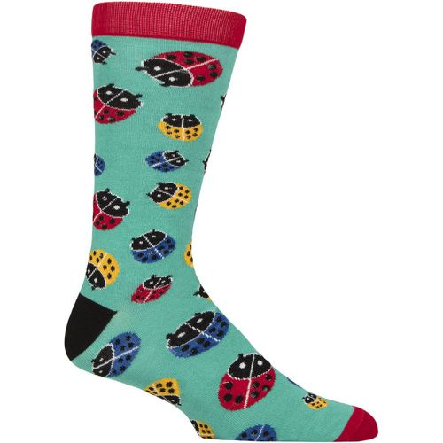 Mens and Women's 1 Pair Shared Earth Fair Trade Ladybirds Bamboo Socks Ladybirds UK 7-12 - SockShop - Modalova