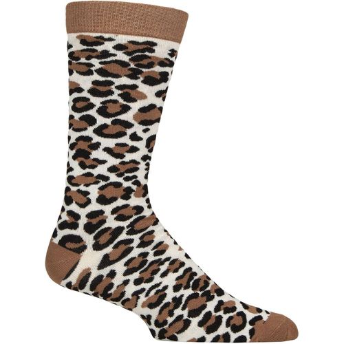 Mens and Women's 1 Pair Shared Earth Fair Trade Leopard Bamboo Socks Leopard UK 7-12 - SockShop - Modalova