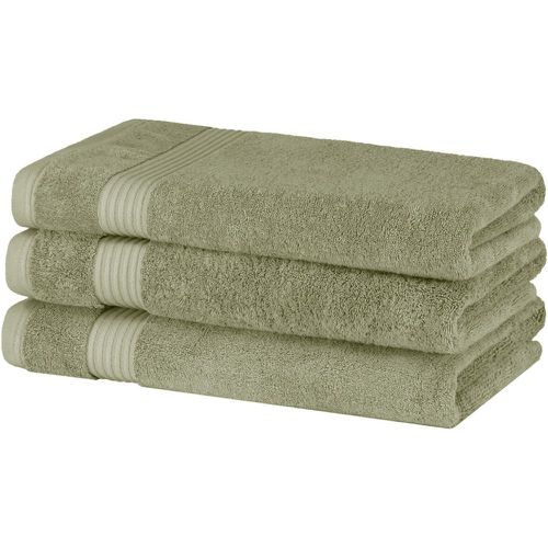 Lazy Panda 1 Premium Bamboo 700GSM Super Soft Bath Towel Sage 70cm x 125cm - SockShop - Modalova