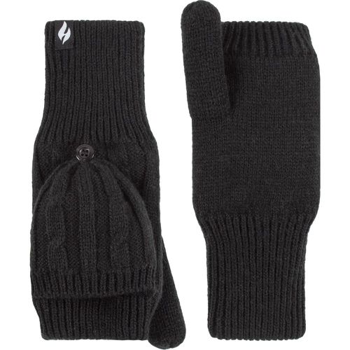 Women's 1 Pair SOCKSHOP Ash Cable Knit Converter Mittens One Size - Heat Holders - Modalova