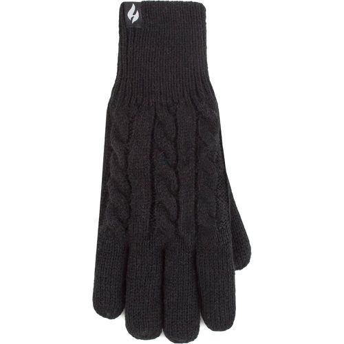Ladies 1 Pair SOCKSHOP Willow Cable Gloves M/L - Heat Holders - Modalova