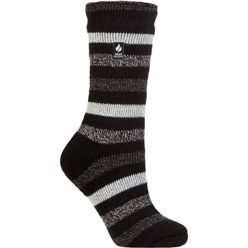 Women's 1 Pair SOCKSHOP 2.3 TOG Patterned Thermal Socks Delamere Stripe 4-8 - Heat Holders - Modalova