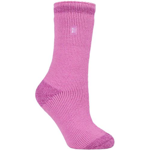 Ladies 1 Pair SOCKSHOP 2.3 TOG Patterned Thermal Socks Twist Heel & Toe Abstract Dimension 4-8 Ladies - Heat Holders - Modalova