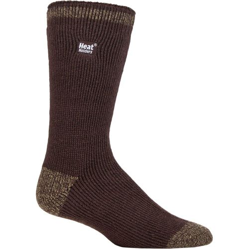 Mens 1 Pair SOCKSHOP 2.3 TOG Patterned and Plain Thermal Socks Twist Heel & Toe 6-11 Mens - Heat Holders - Modalova