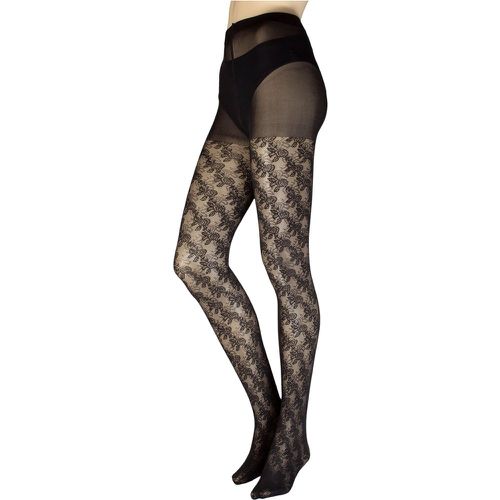 Women's 1 Pair Floral Tights S-M - Charnos - Modalova