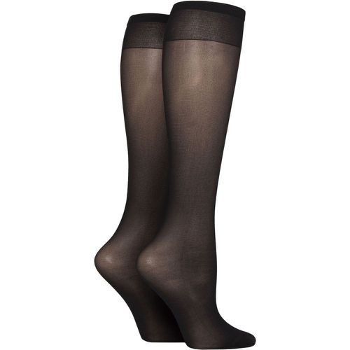 Women's 2 Pair 15 Denier Plus Size Knee Highs One Size - Charnos - Modalova