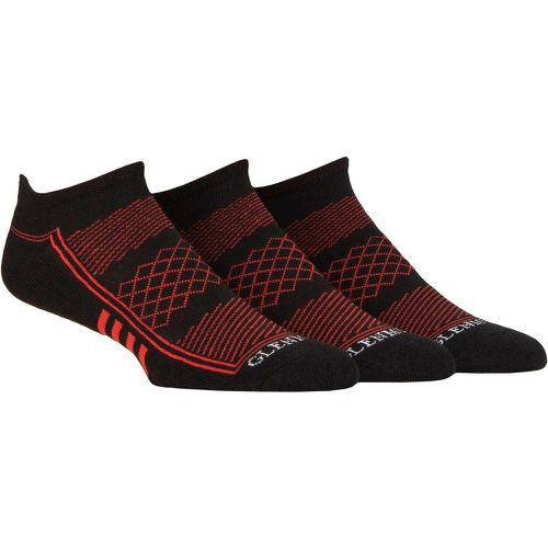 Mens 3 Pair Cushioned Sport Trainer Socks 7-11 - Glenmuir - Modalova