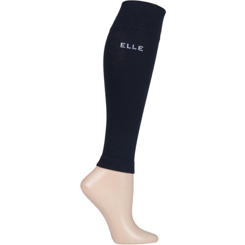 Pair Navy Milk Compression Calf Sleeves Ladies Small - Elle - Modalova