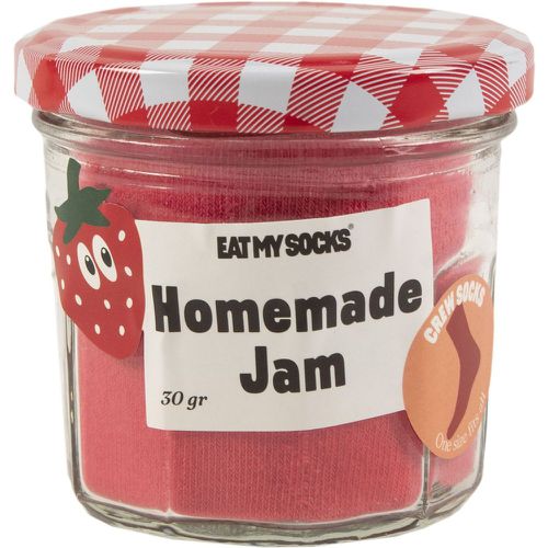 EAT MY SOCKS 1 Pair Homemade Jam Cotton Socks Jam One Size - SockShop - Modalova