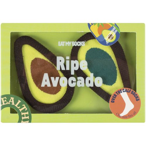 EAT MY SOCKS 1 Pair Ripe Avocado Cotton Socks Avocado One Size - SockShop - Modalova