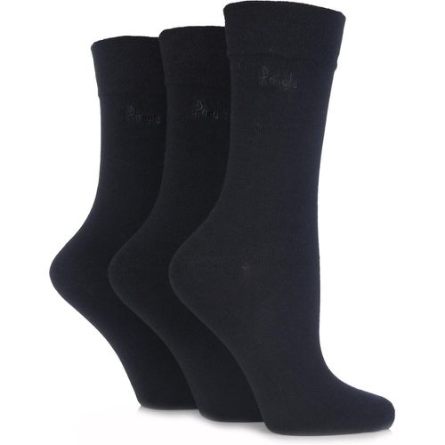 Pair Jean Plain Comfort Cuff Cotton Socks Ladies 4-8 Ladies - Pringle - Modalova