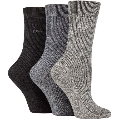 Women's 3 Pair Bamboo Leisure Socks 4-8 Ladies - Pringle - Modalova