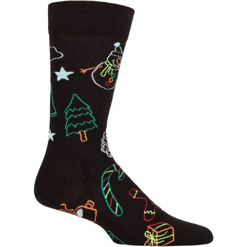 Mens and Women's 1 Pair Ho Ho Ho Socks 7.5-11.5 Unisex - Happy Socks - Modalova